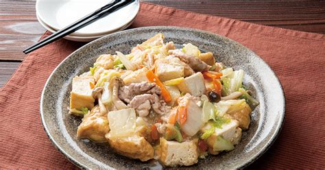 五目厚揚げの旨煮/マニラ男 .